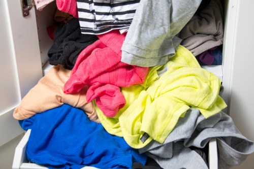 Protective equipment laid out for staff